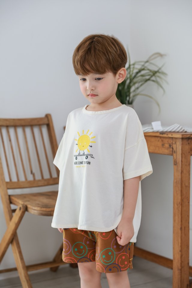 Green Tomato - Korean Children Fashion - #kidsstore - Sunshine Tee - 2