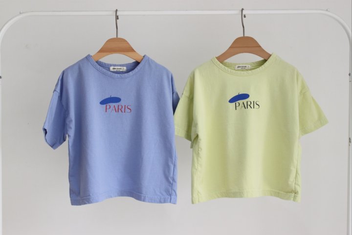 Green Tomato - Korean Children Fashion - #kidsstore - Paris Tee - 11