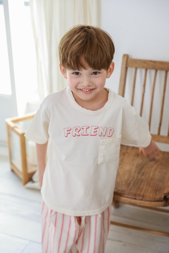 Green Tomato - Korean Children Fashion - #kidsstore - Friend Tee - 10
