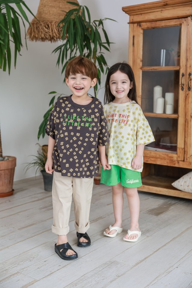 Green Tomato - Korean Children Fashion - #kidsstore - Clover Tee - 8