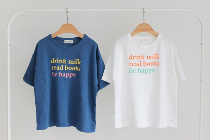 Green Tomato - Korean Children Fashion - #kidzfashiontrend - Behappy Tee - 8