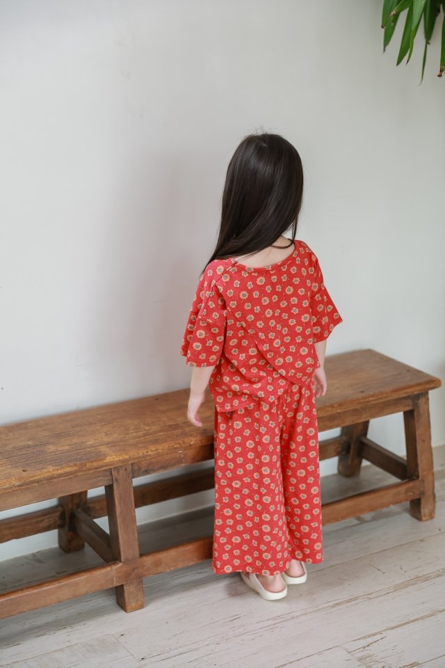 Green Tomato - Korean Children Fashion - #littlefashionista - Heart Set - 5