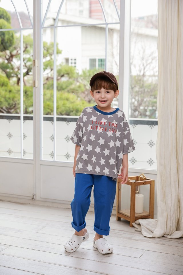 Green Tomato - Korean Children Fashion - #littlefashionista - Star Tee - 4