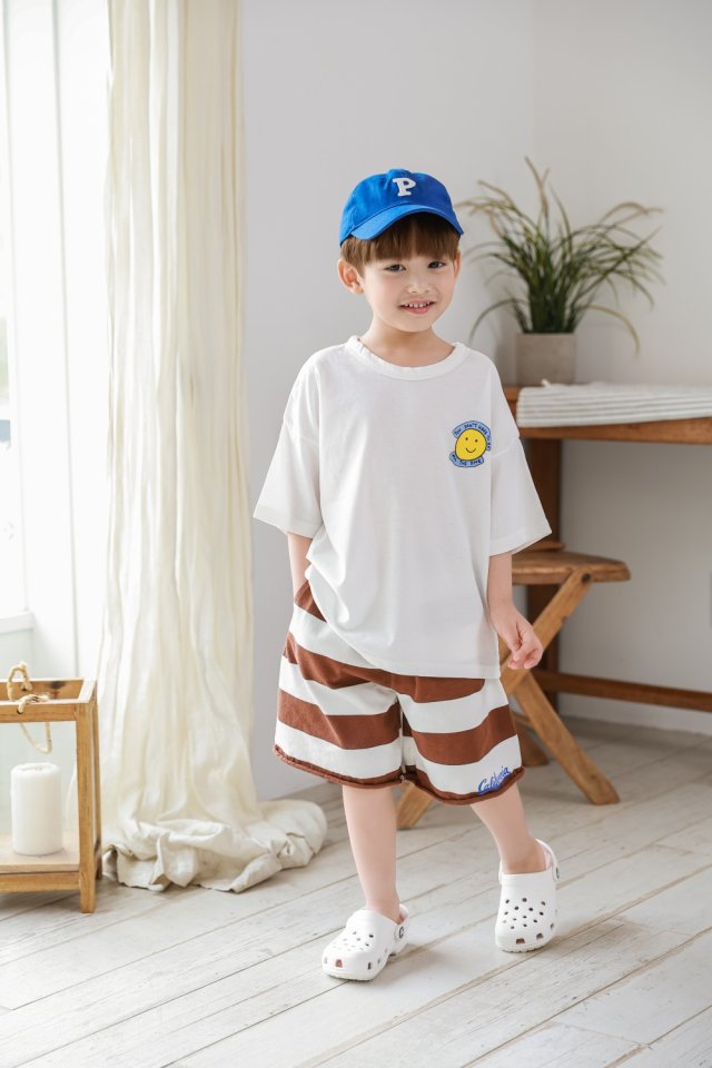 Green Tomato - Korean Children Fashion - #magicofchildhood - Stripe California Pants - 3