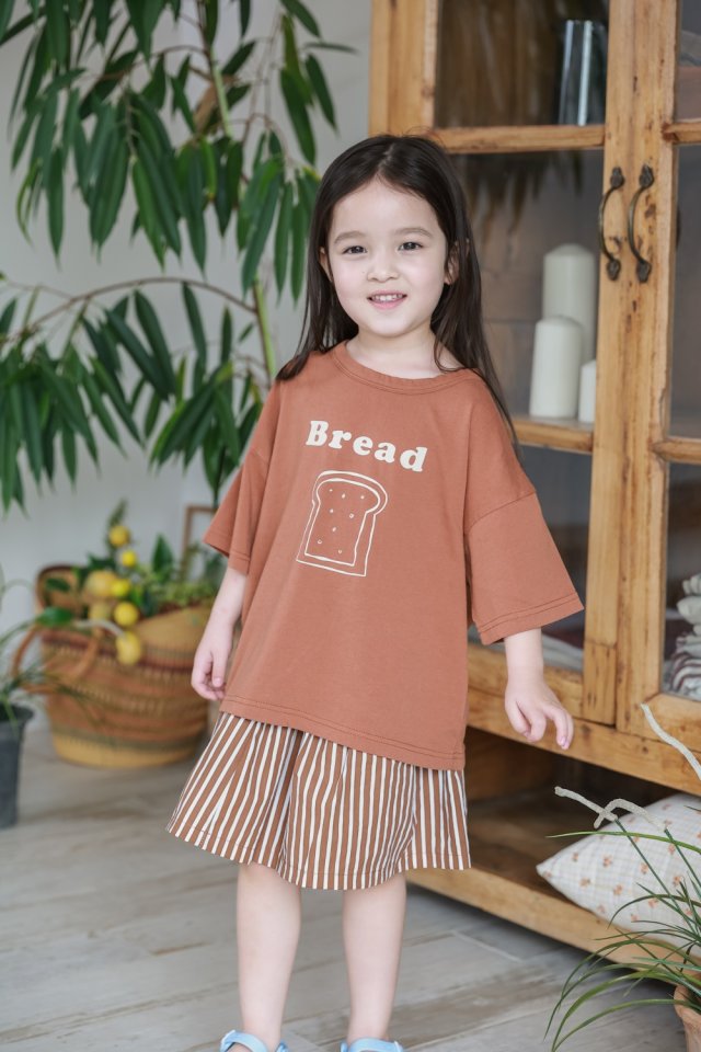 Green Tomato - Korean Children Fashion - #littlefashionista - Bread Tee - 4