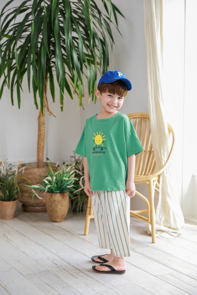 Green Tomato - Korean Children Fashion - #minifashionista - Sunshine Tee - 7