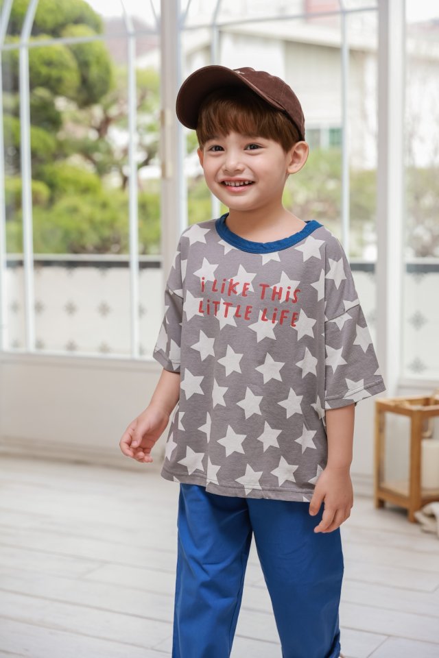 Green Tomato - Korean Children Fashion - #minifashionista - Star Tee - 5