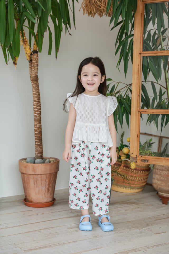 Green Tomato - Korean Children Fashion - #minifashionista - Lace Blouse - 5