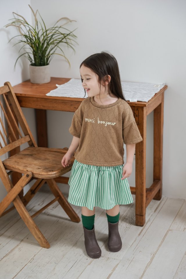 Green Tomato - Korean Children Fashion - #minifashionista - ST Skirt - 6