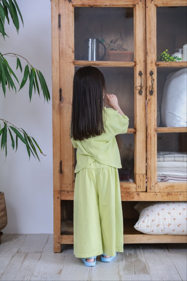 Green Tomato - Korean Children Fashion - #minifashionista - Plain Pants - 4