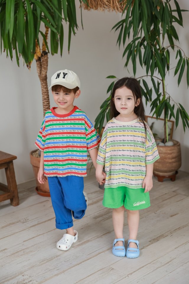 Green Tomato - Korean Children Fashion - #prettylittlegirls - Stripe Tee - 5