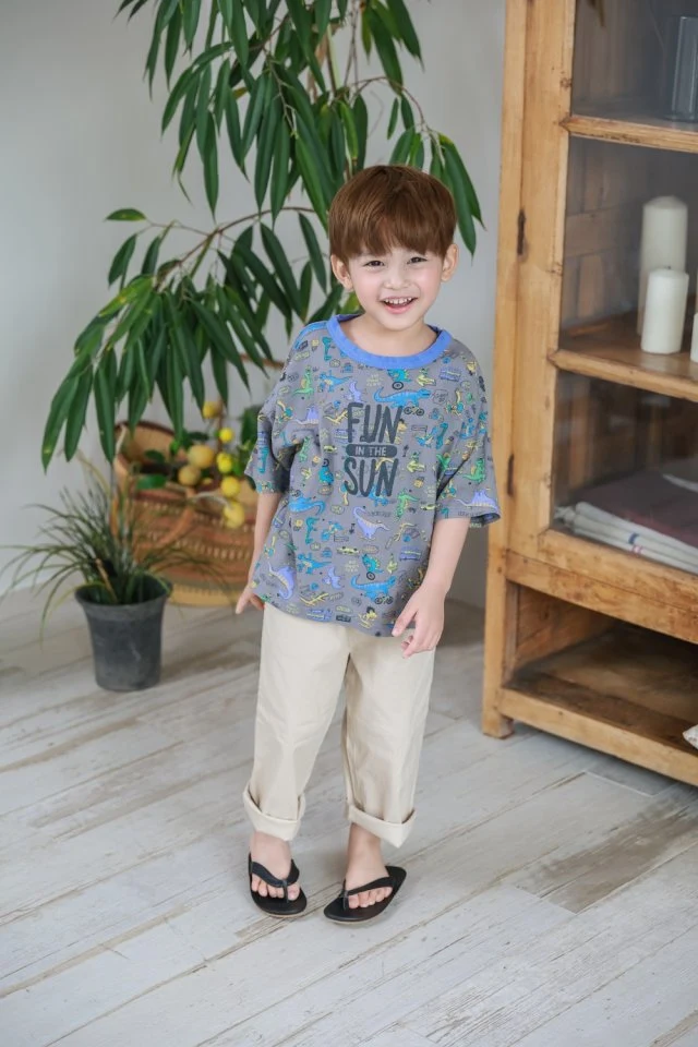 Green Tomato - Korean Children Fashion - #prettylittlegirls - Cotton Span Pants - 2