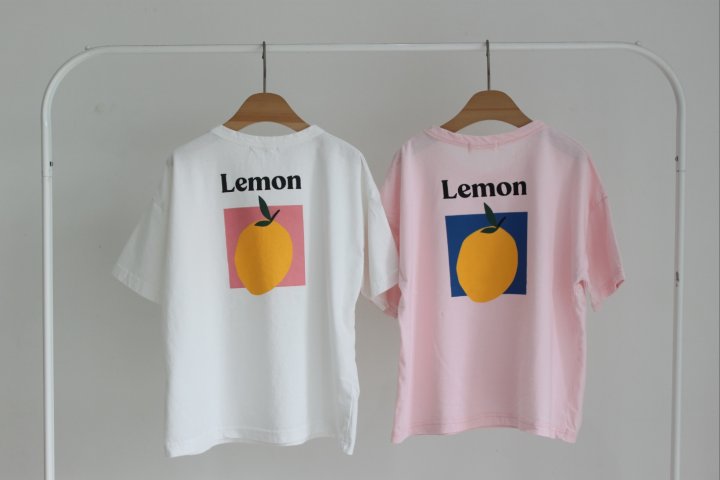 Green Tomato - Korean Children Fashion - #prettylittlegirls - Lemon Tee - 10
