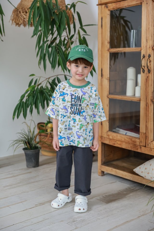 Green Tomato - Korean Children Fashion - #stylishchildhood - Cotton Span Pants - 5