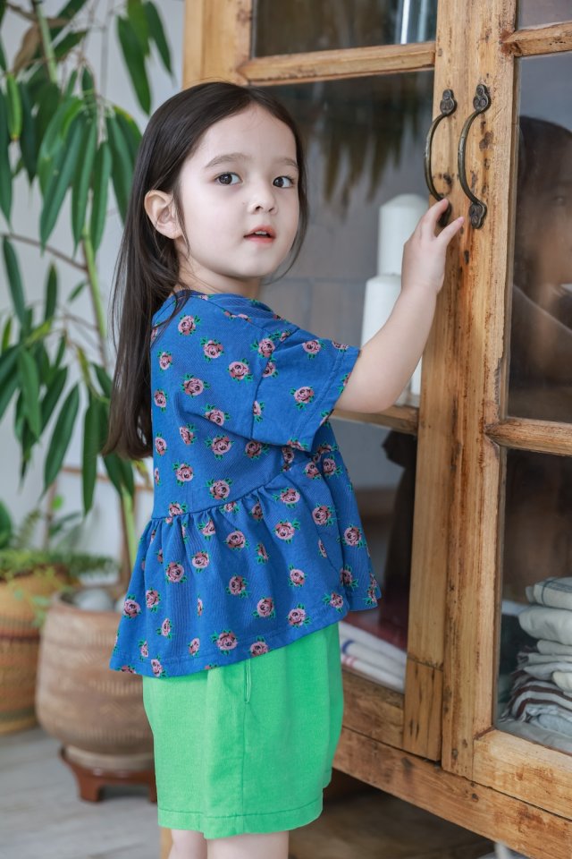 Green Tomato - Korean Children Fashion - #stylishchildhood - Flower Tee