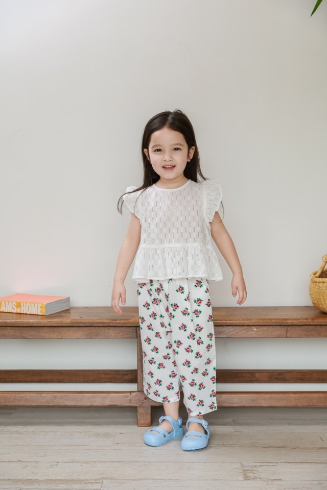 Green Tomato - Korean Children Fashion - #todddlerfashion - Lace Blouse - 7