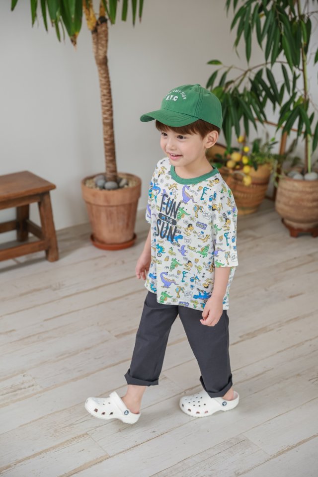 Green Tomato - Korean Children Fashion - #todddlerfashion - Fun Tee - 5
