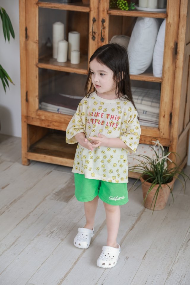 Green Tomato - Korean Children Fashion - #toddlerclothing - California Shot Pants - 5