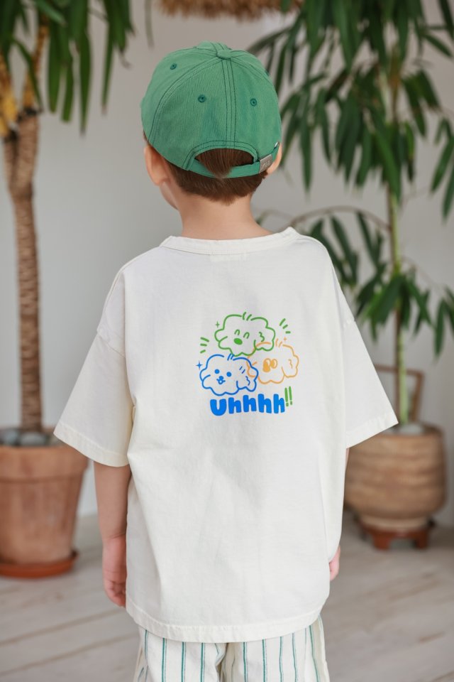 Green Tomato - Korean Children Fashion - #toddlerclothing - Uhhhh Tee - 3