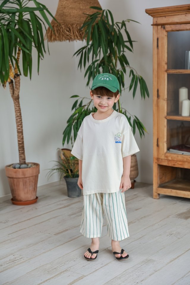 Green Tomato - Korean Children Fashion - #toddlerclothing - Stripe Pants - 2