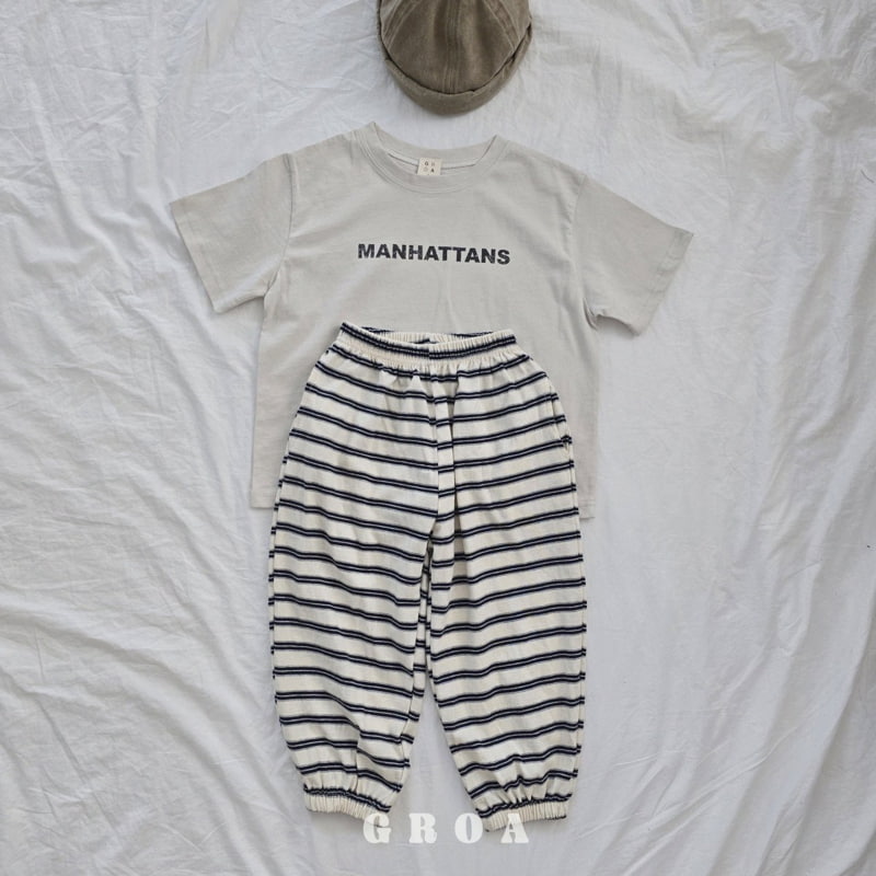 Groa - Korean Children Fashion - #designkidswear - Manhattan Tee - 7