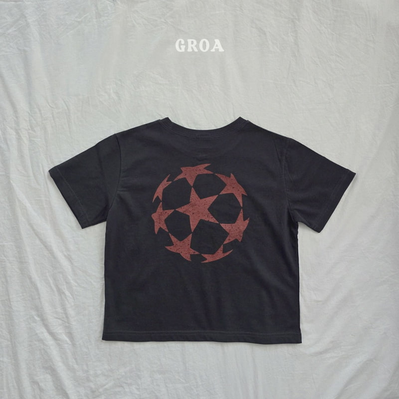 Groa - Korean Children Fashion - #discoveringself - Star Loop Tee - 6