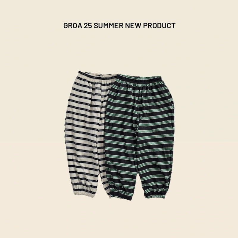 Groa - Korean Children Fashion - #discoveringself - Hoody Stripe Pants