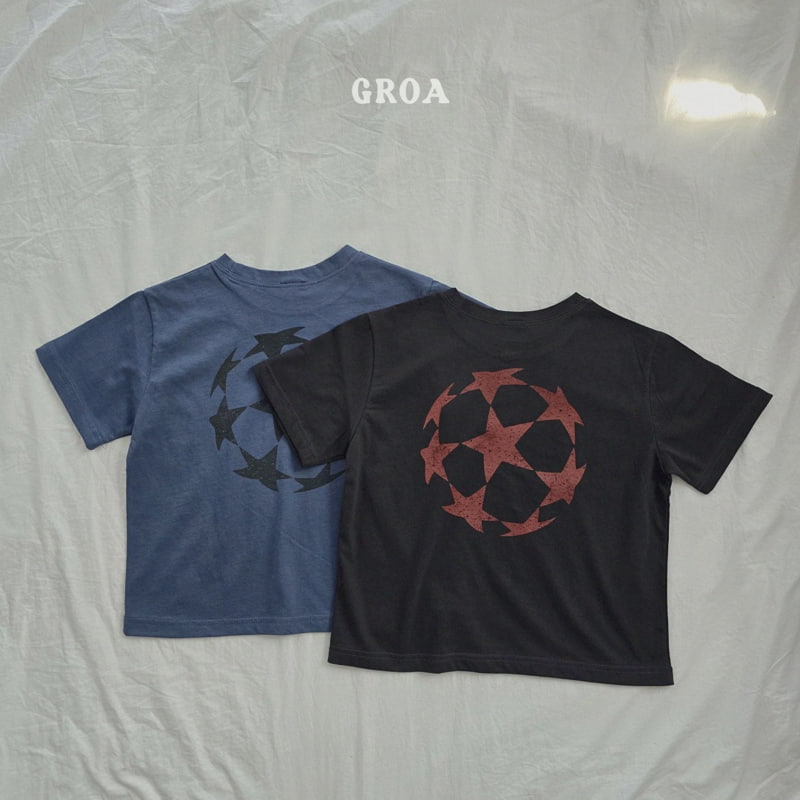 Groa - Korean Children Fashion - #fashionkids - Star Loop Tee - 7