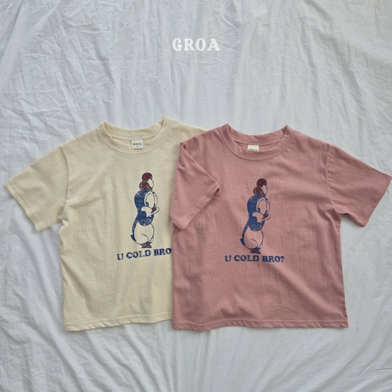 Groa - Korean Children Fashion - #fashionkids - Penguin Tee - 5