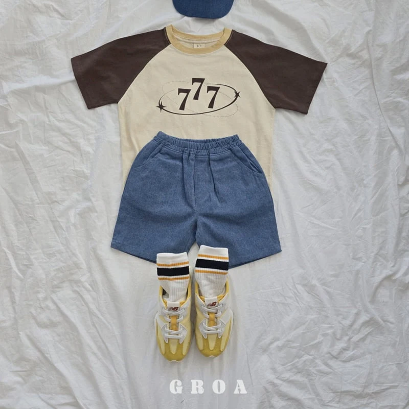 Groa - Korean Children Fashion - #kidsshorts - Seven Raglan Tee - 11