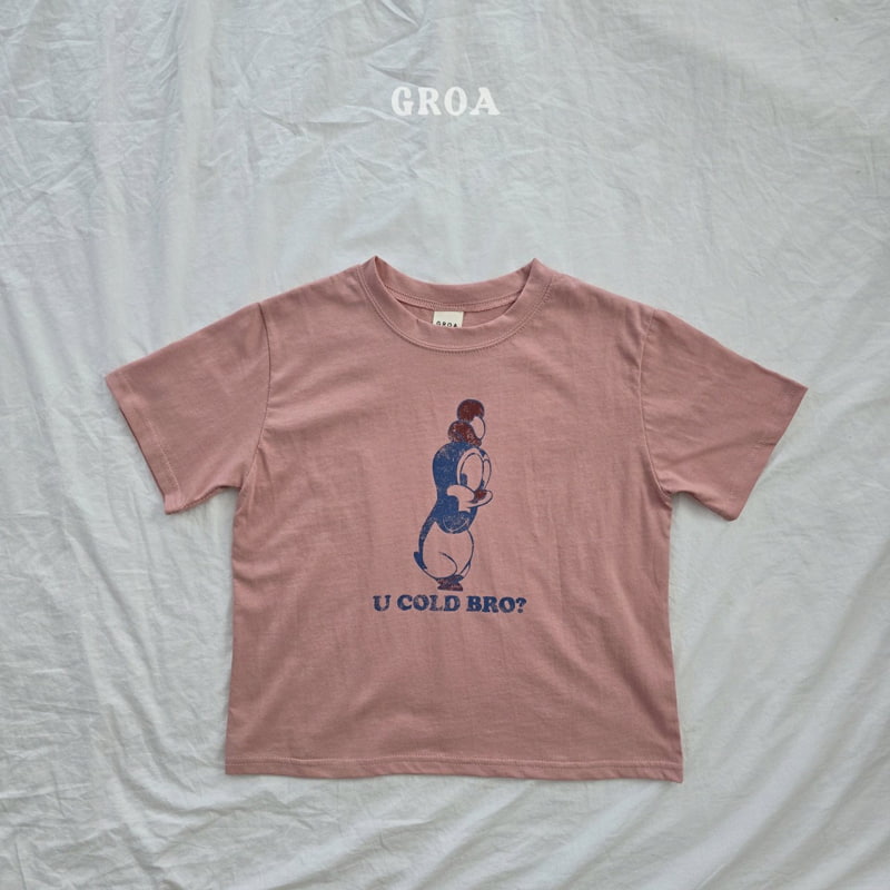 Groa - Korean Children Fashion - #kidsshorts - Penguin Tee - 6