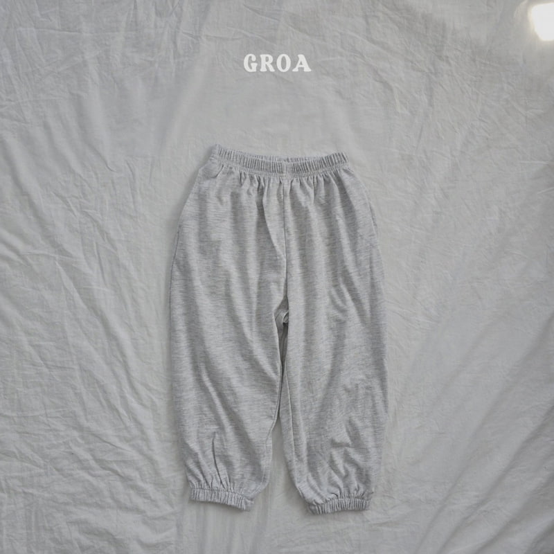 Groa - Korean Children Fashion - #fashionkids - Hoody Plain Pants - 4