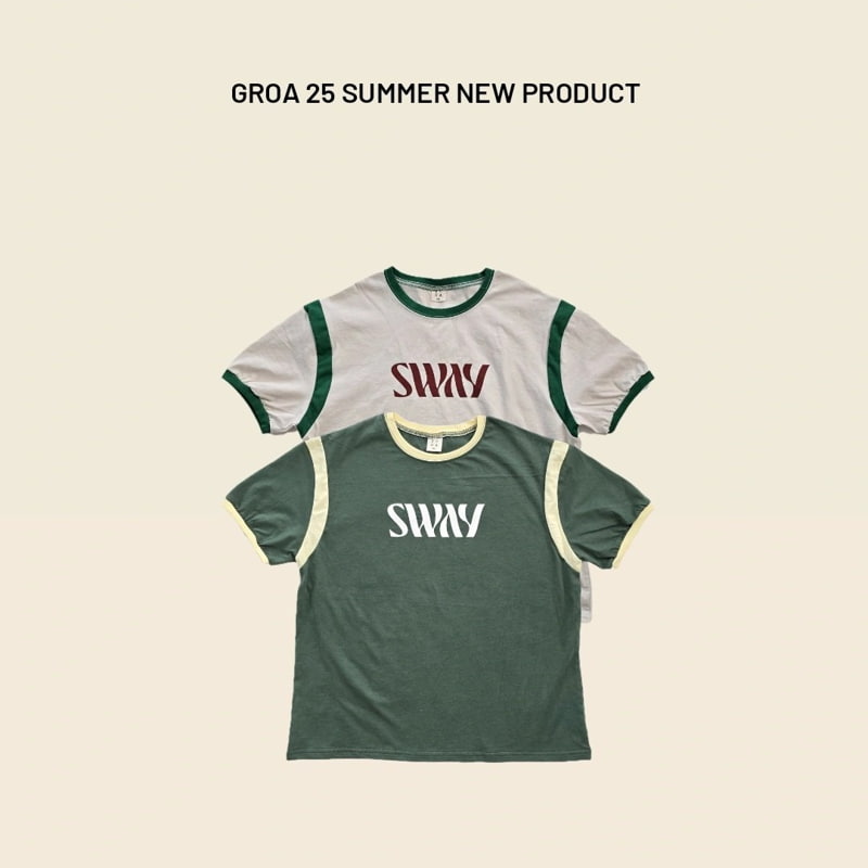 Groa - Korean Children Fashion - #kidsshorts - Sway Tee