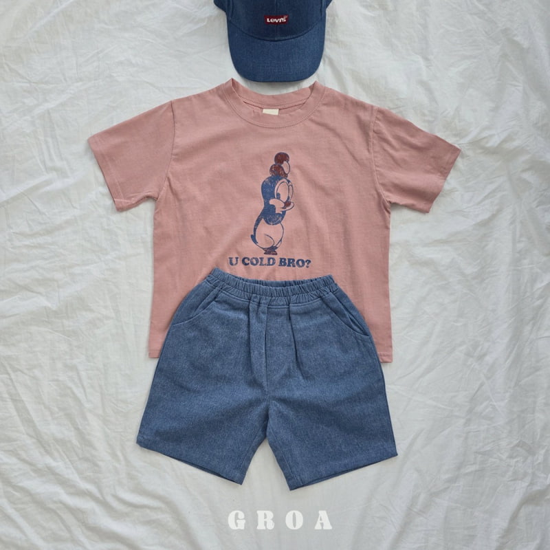 Groa - Korean Children Fashion - #kidsstore - Penguin Tee - 7