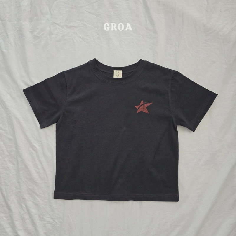 Groa - Korean Children Fashion - #kidzfashiontrend - Star Loop Tee - 10