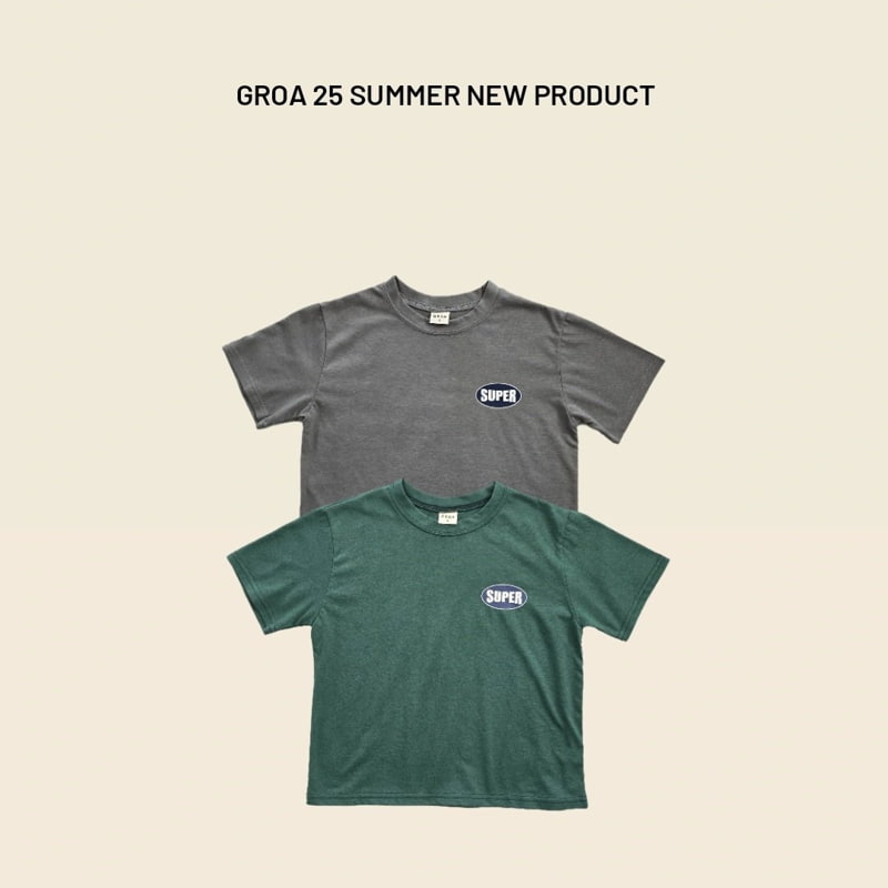 Groa - Korean Children Fashion - #kidzfashiontrend - Super Tee
