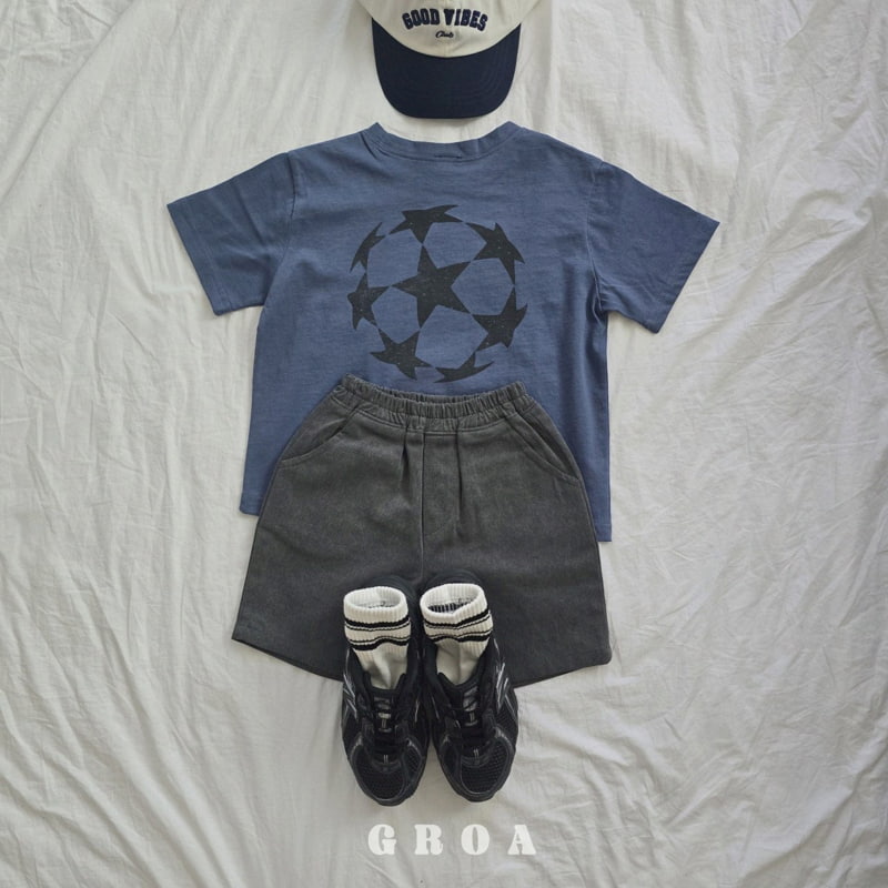 Groa - Korean Children Fashion - #littlefashionista - Star Loop Tee - 12