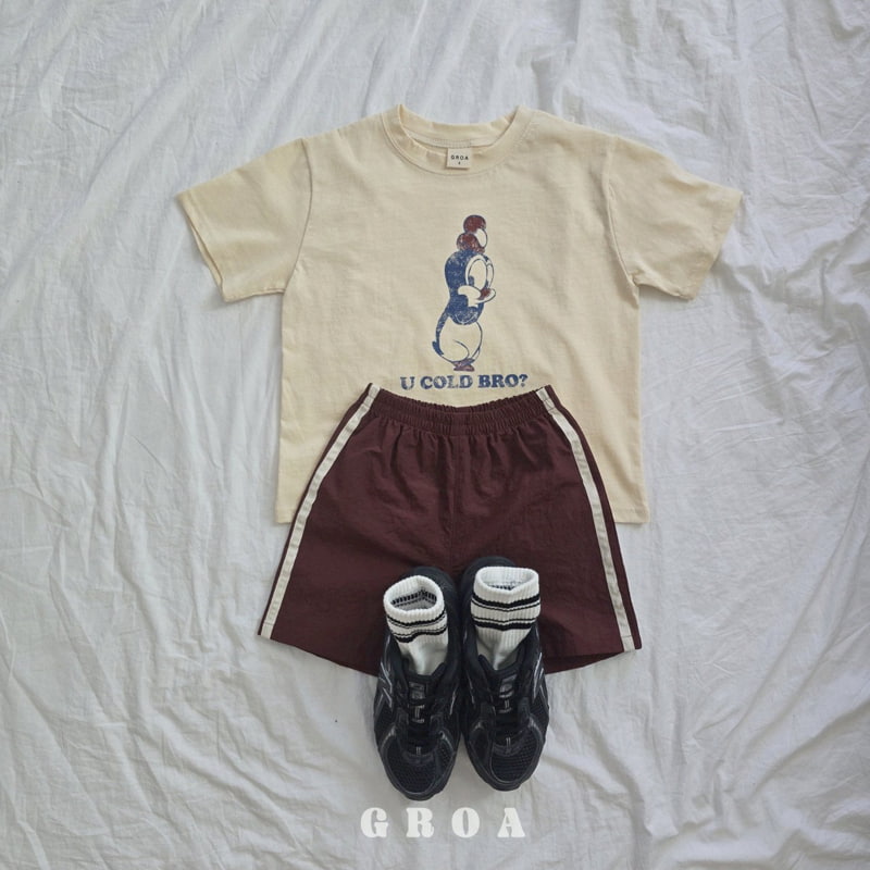 Groa - Korean Children Fashion - #magicofchildhood - Penguin Tee - 11
