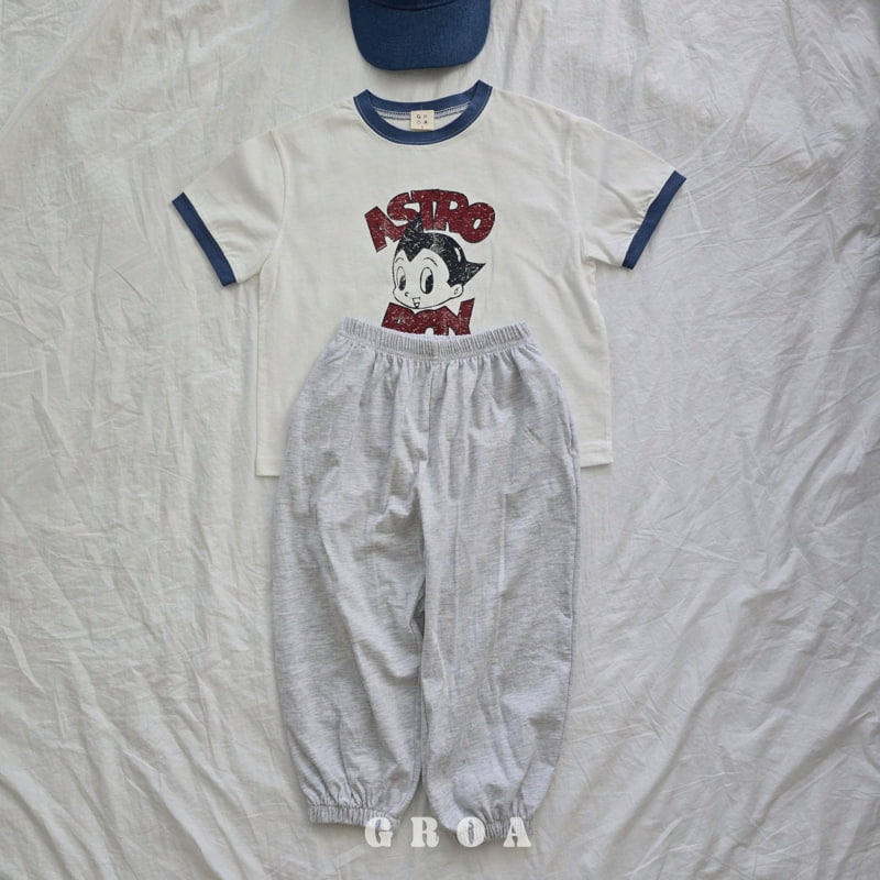 Groa - Korean Children Fashion - #magicofchildhood - Hoody Plain Pants - 9