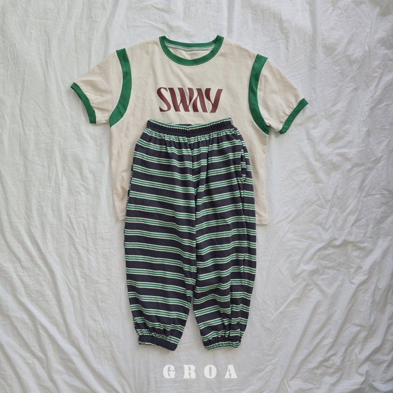 Groa - Korean Children Fashion - #magicofchildhood - Sway Tee - 6