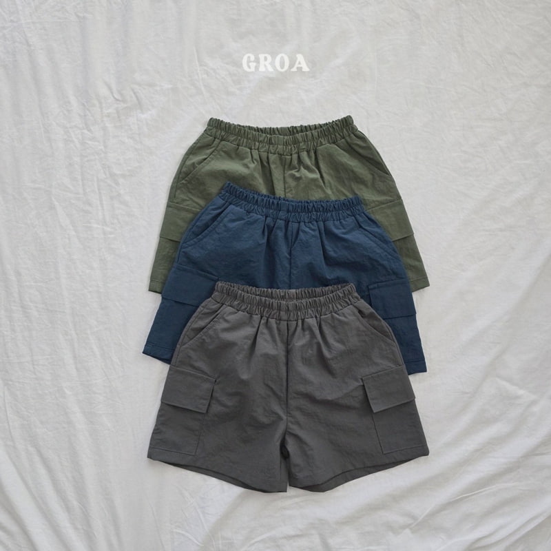 Groa - Korean Children Fashion - #minifashionista - Square Cargo Pants - 3