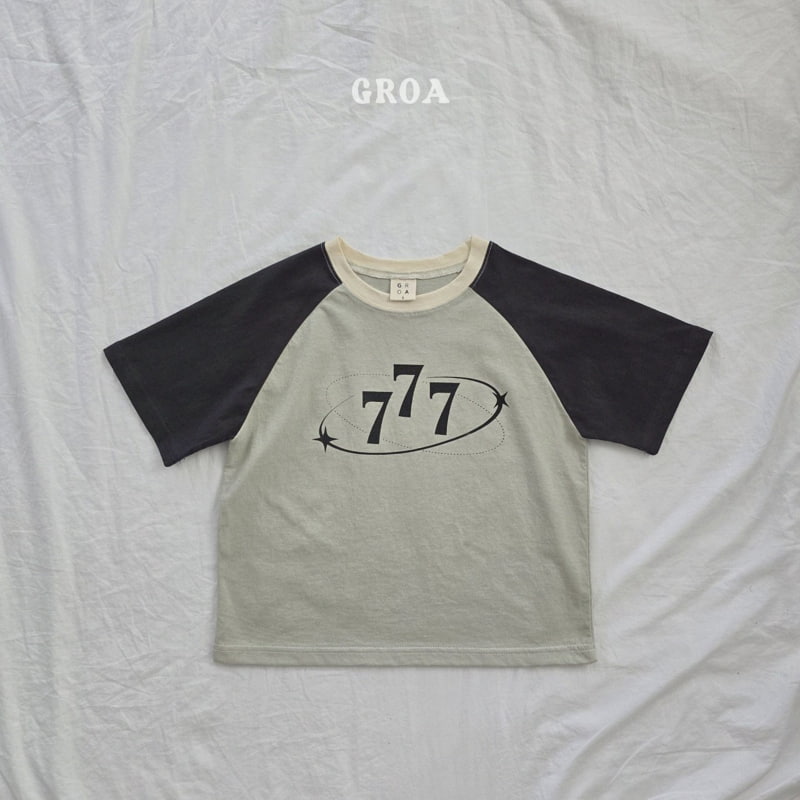 Groa - Korean Children Fashion - #todddlerfashion - Seven Raglan Tee - 3
