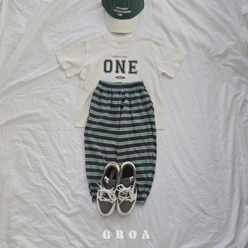 Groa - Korean Children Fashion - #todddlerfashion - Hoody Stripe Pants - 11