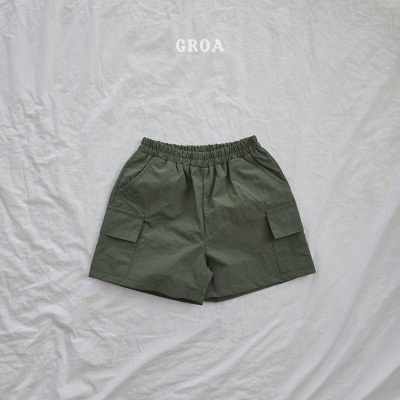 Groa - Korean Children Fashion - #toddlerclothing - Square Cargo Pants - 6