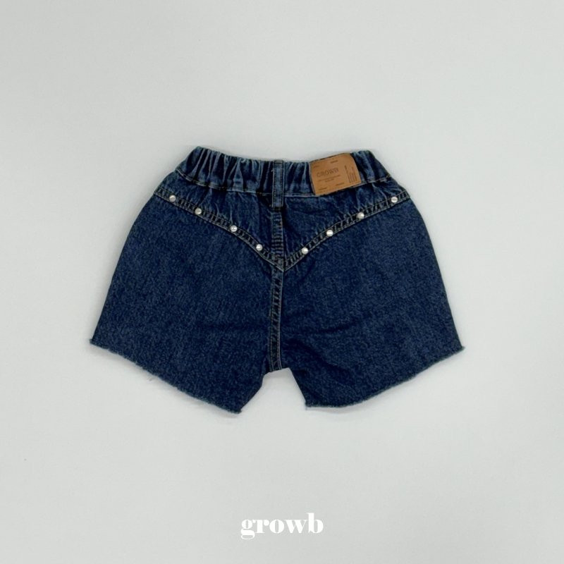 Grow B - Korean Children Fashion - #Kfashion4kids - Arch Denim Pants