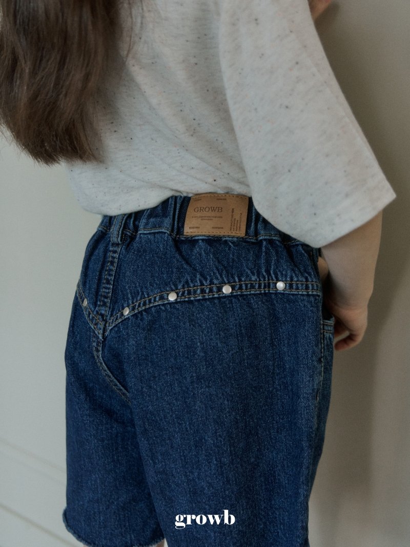 Grow B - Korean Children Fashion - #childofig - Arch Denim Pants - 9