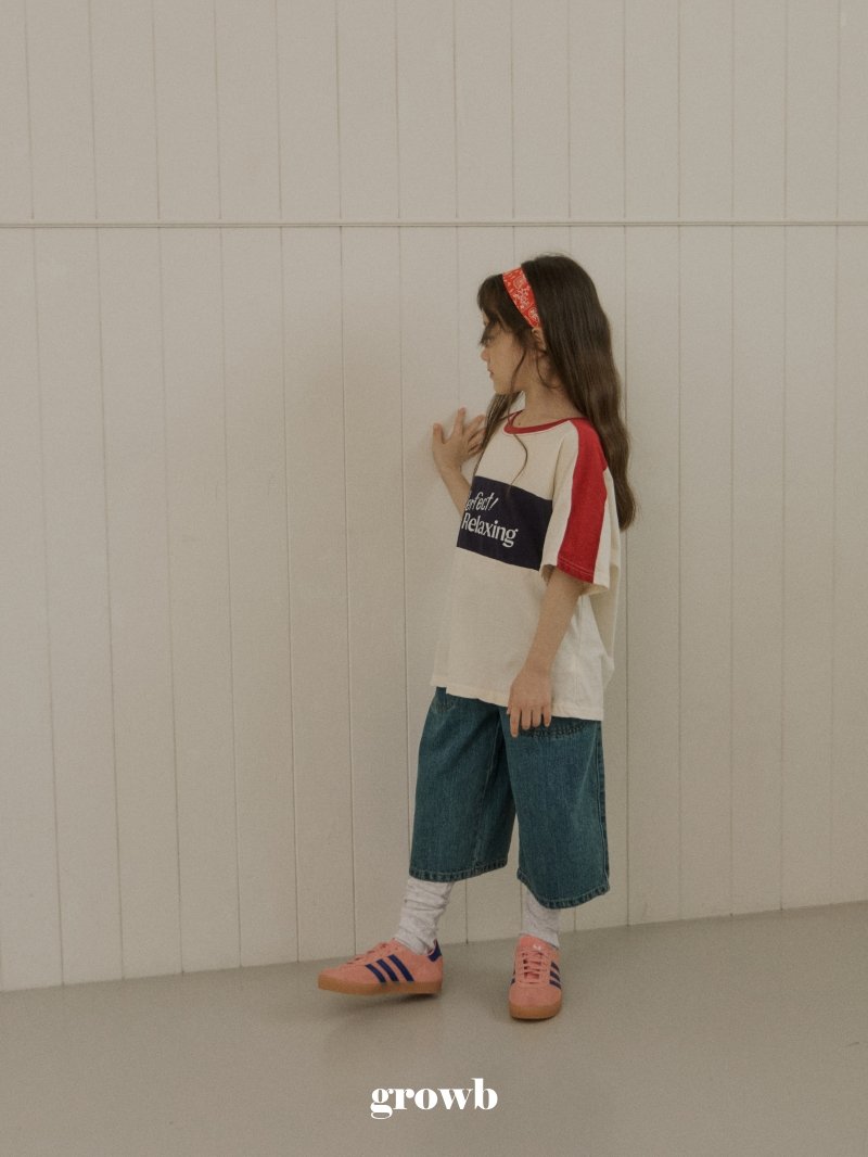 Grow B - Korean Children Fashion - #childofig - Front Denim Pants - 8