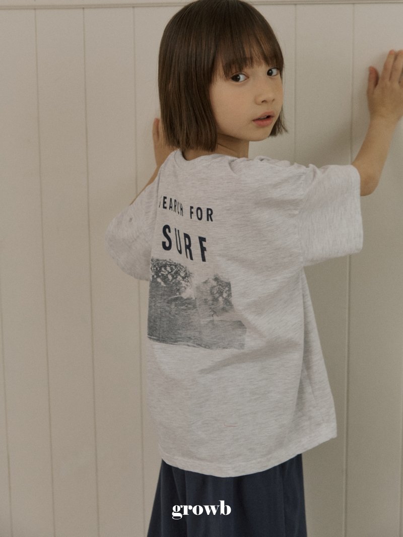 Grow B - Korean Children Fashion - #childofig - Surf Tee - 7
