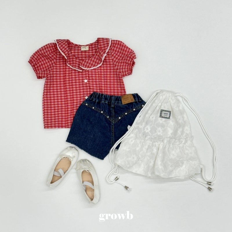 Grow B - Korean Children Fashion - #childofig - Rose Blouse - 2