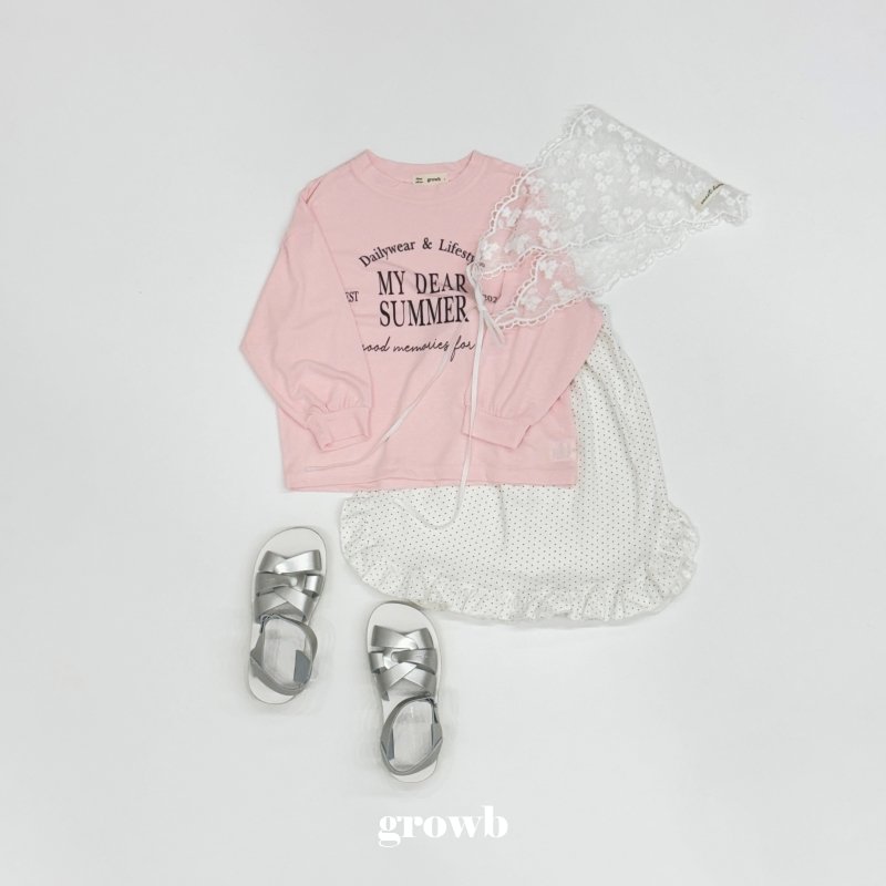 Grow B - Korean Children Fashion - #childofig - Dear Tee - 3